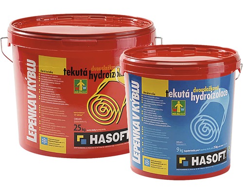 Tekutá lepenka HASOFT Lepenka vo vedre dvojzložková 34 kg Dva vedrá tekutej hydroizolácie od spoločnosti Hasoft