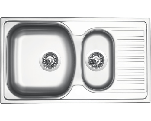 Nerezový drez Sinks Twin 780.1V 0,6 mm matný