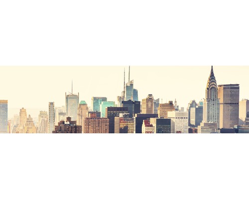 Samolepiace PVC tapeta do kuchyne mySPOTTI splash NY City 60x220 cm Panoráma mesta New York s mrakodrapmi