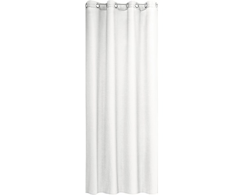 Záclona s očkami Sable 140x245 cm biela