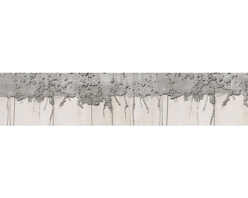 Samolepiace PVC tapeta do kuchyne mySPOTTI splash Concrete 60x280 cm Betónová stena s nerovným povrchom pre hrubú stavbu