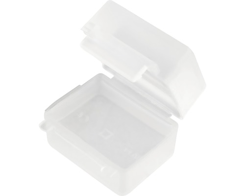 Otvorený, priehľadný úložný box