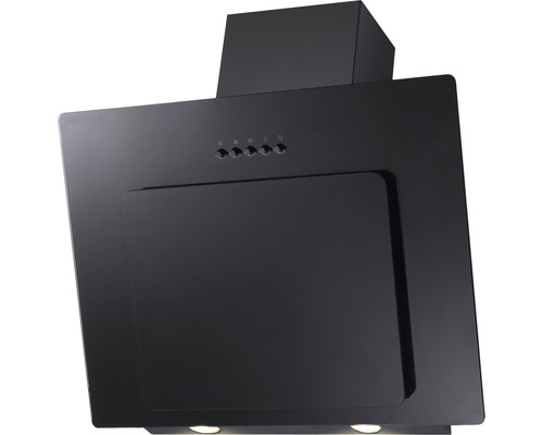 Čierny digestor do kuchyne