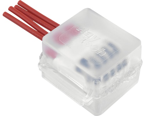 Gélová krabička Raytech s tromi červenými káblami