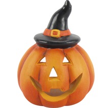 Halloweenska tekvica s čarodejníckym klobúkom