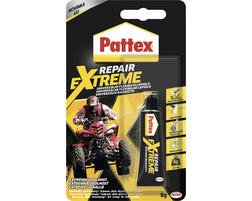 Univerzálne lepidlo Pattex Repair EXTREME flexibilné 8 g Balenie univerzálneho lepidla Pattex Repair Extreme