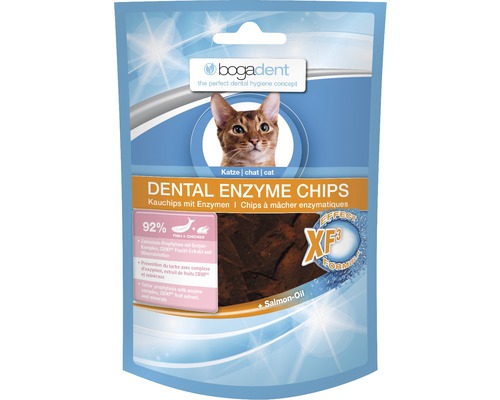 Doplnok stravy pre mačky Bogadent Dental Enzyme Chips 100 g