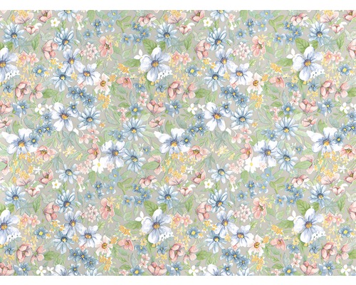 Samolepiaca fólia d-c-fix® Romantic pestrofarebná 45x200 cm Kvetinový vzor s kvetmi a listami