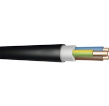 Inštalačný kábel CYKY-J 3x4mm² 750V B250 čierny, metrážny tovar-thumb-0