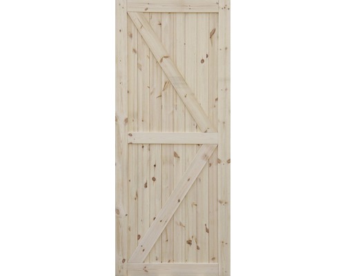 Posuvné dvere LOFT 2 drevené 840 x 1980 mm borovica