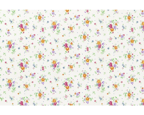 Samolepiaca fólia d-c-fix® Sunflor biela 45x200 cm Kvetinový vzor s malými kyticami kvetov a bodkami