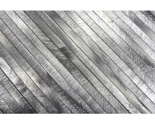 Detail plochých hliníkových tyčí