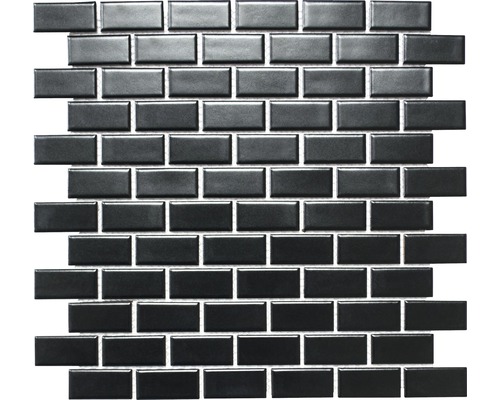 Keramická mozaika CBR 04BM čierna 30 x 30 cm