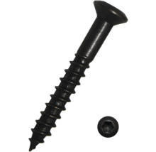 Čierna skrutka s pohonom Torx