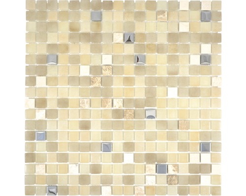Sklenená mozaika Lope 14AN 30x30 cm béžová