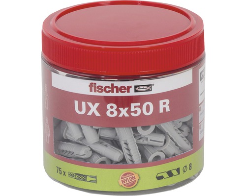 Univerzálna hmoždinka Fischer Dóza UX 8x50 R 75 ks-0