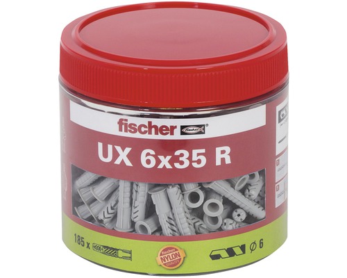 Univerzálna hmoždinka Fischer UX 6x35 R 185 ks