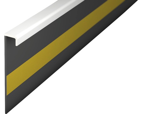 Soklová lišta bez drážky pre koberce biela 50x2500 mm Ochranný profil hrán s označením