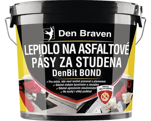 Lepidlo na asfaltové pásy za studena DEN BRAVEN DenBit BOND 5 kg Vedro s lepidlom na asfaltové pásy za studena od spoločnosti Den Braven
