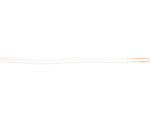 Reproduktorový kábel VM03VH-H 2x0,5 (CYH) biely, metrážový sortiment