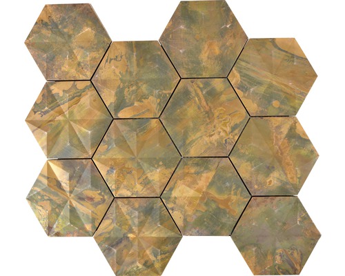 Kovová mozaika medená XK 3DH 26 26,5x30,5 cm-0