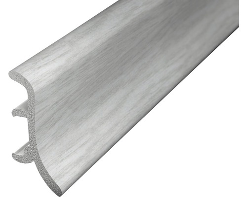 Soklová lišta penová striebornosivá 48x2500 mm