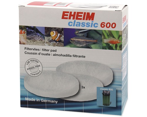 Filtračná náplň Eheim Classic 600 pre 2217, 3 ks