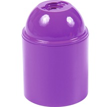 Objímka plastová E27, fialová-thumb-0