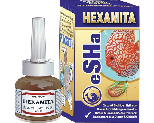 Liečivá pre terčovce ESHA Hexamita 20 ml