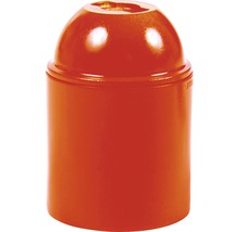 Objímka plastová E27, oranžová-thumb-0