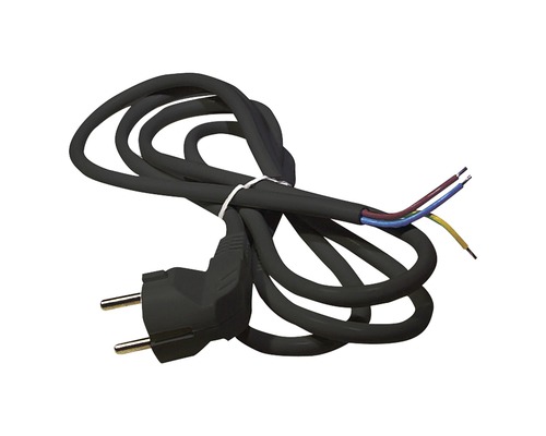 Napájací kábel Emos Flexo 3x1,0-H05VV-F 5m čierna