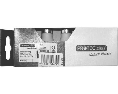 Poistka DIII 35 ampérov v kartónovej krabici