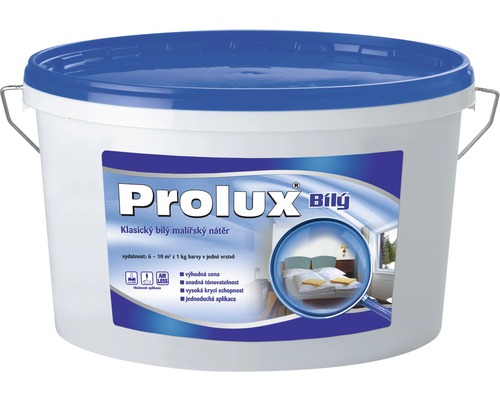 Farba na stenu Prolux Biely 15 kg + 3 kg zadarmo-0