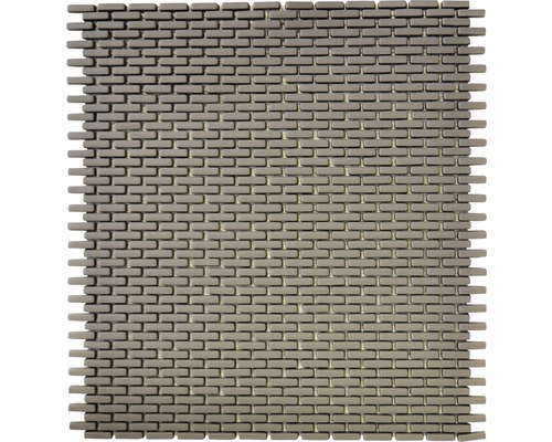 Sklenená mozaika CUBA B25G ŠEDÁ 27,5x29,7 cm-0