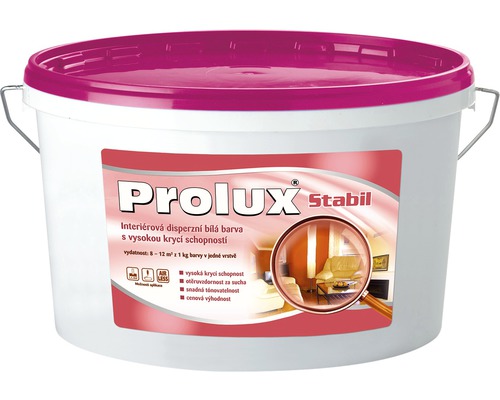 Farba na stenu Prolux STABIL biela 15 kg Farba na stenu Prolux STABIL biela 15 kg