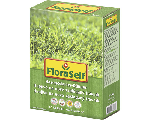 Trávnikové hnojivo FloraSelf Start 2,5 kg-0