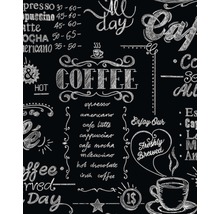 Vliesová tapeta, Coffee Shop, motív príslovie, čierno-biela-thumb-2