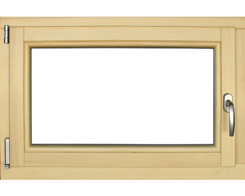 Drevené okno lakované borovica 90 x 60 cm ľavé trojsklo