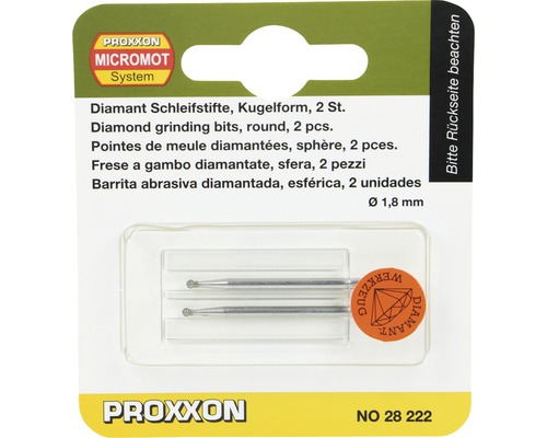 Diamantový brúsik Proxxon Ø 1,8 mm, 2 ks, 28222