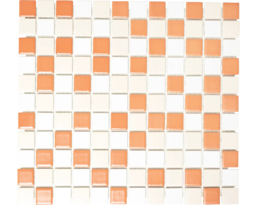 Keramická mozaika BM 600 biela/béžová/hnedá 30,2 x 33 cm-0