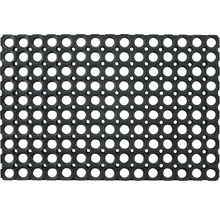 Rohožka pred dvere Domino gumená čierna 40 x 60 cm-thumb-0