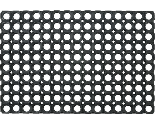 Rohožka pred dvere Domino gumená čierna 40 x 60 cm