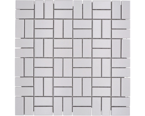 Keramická mozaika CWM 07WM biela 30 x 30 cm