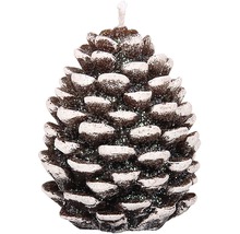 Dekoratívna sviečka v tvare šišky na vianočné obdobie