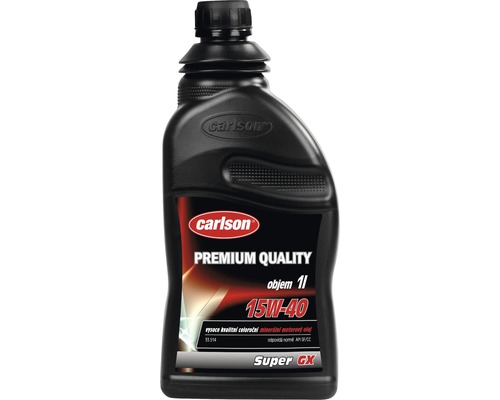 Celoročný motorový olej Carlson Super GX SAE 15W-40 1 l Motorový olej Carlson Premium Quality 15W-40 v 1-litrovej fľaši