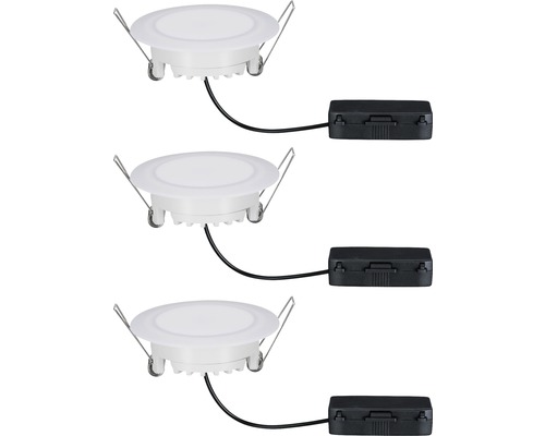 Tri LED bodové svetlá s pripojovacou skrinkou