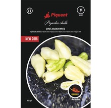 Semená pikantnej papriky chilli odrody Bhut Jolokia White, balenie ôsmich semien