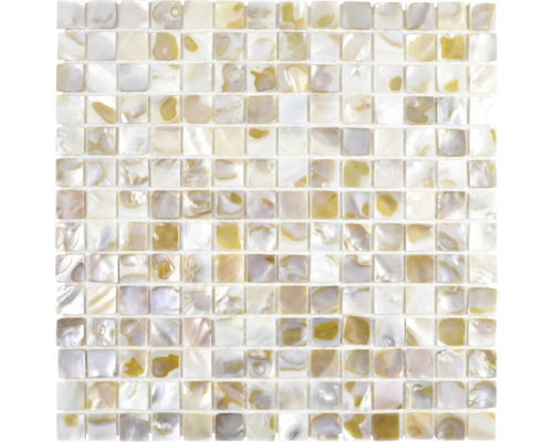Mušľová mozaika SM 203 béžová 30,5 x 30,5 cm-0