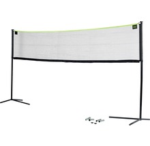 Bedmintonová sieť s oceľovým rámom a zemnými kotvami