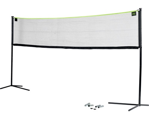 Bedmintonová sieť s oceľovým rámom a zemnými kotvami